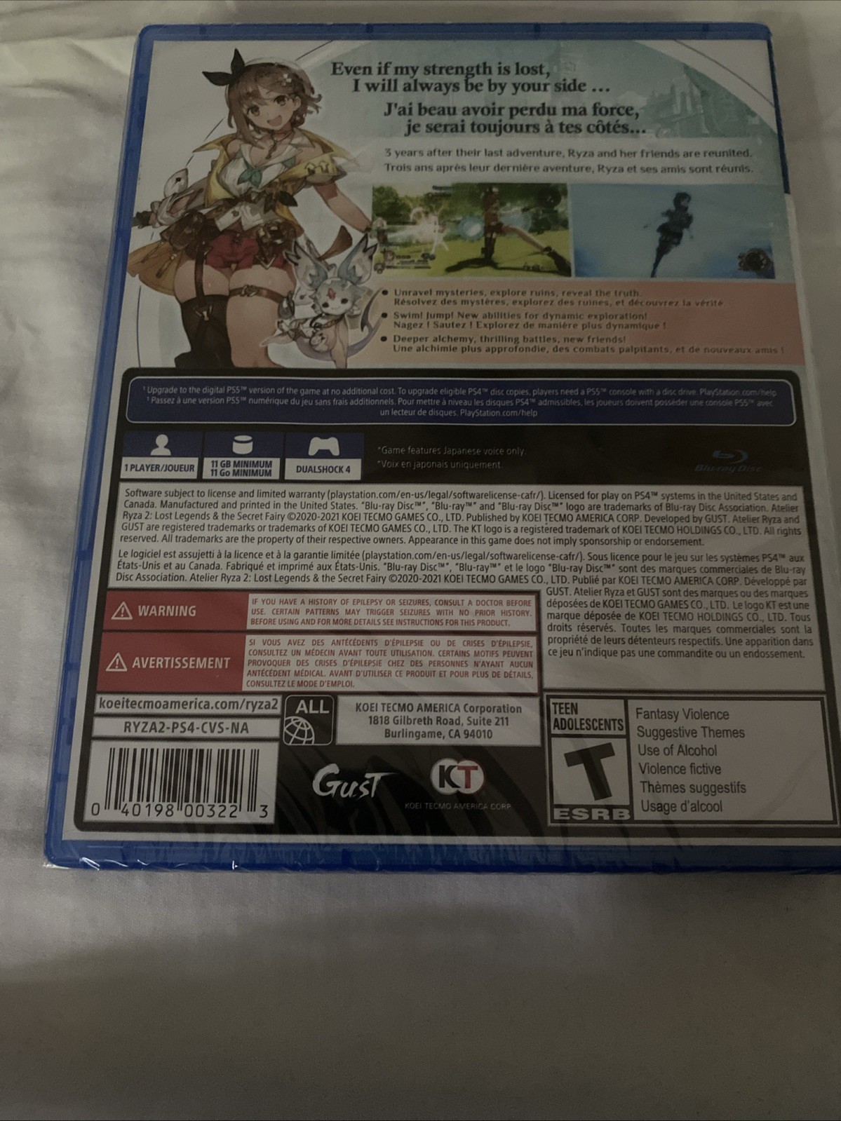 Atelier Ryza 2: Lost Legends & the Secret Fairy PS4