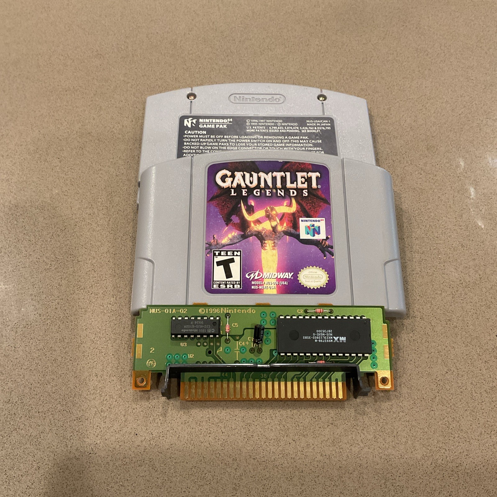 Gauntlet Legends (Nintendo 64, 1999) N64 Authentic