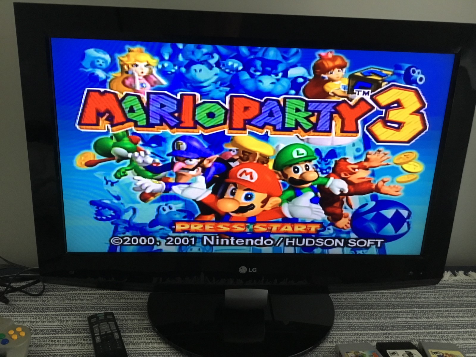 Used Nintendo 64 Cartridge Mario Party 3 w/ Box & Manual – Complete *Tested*