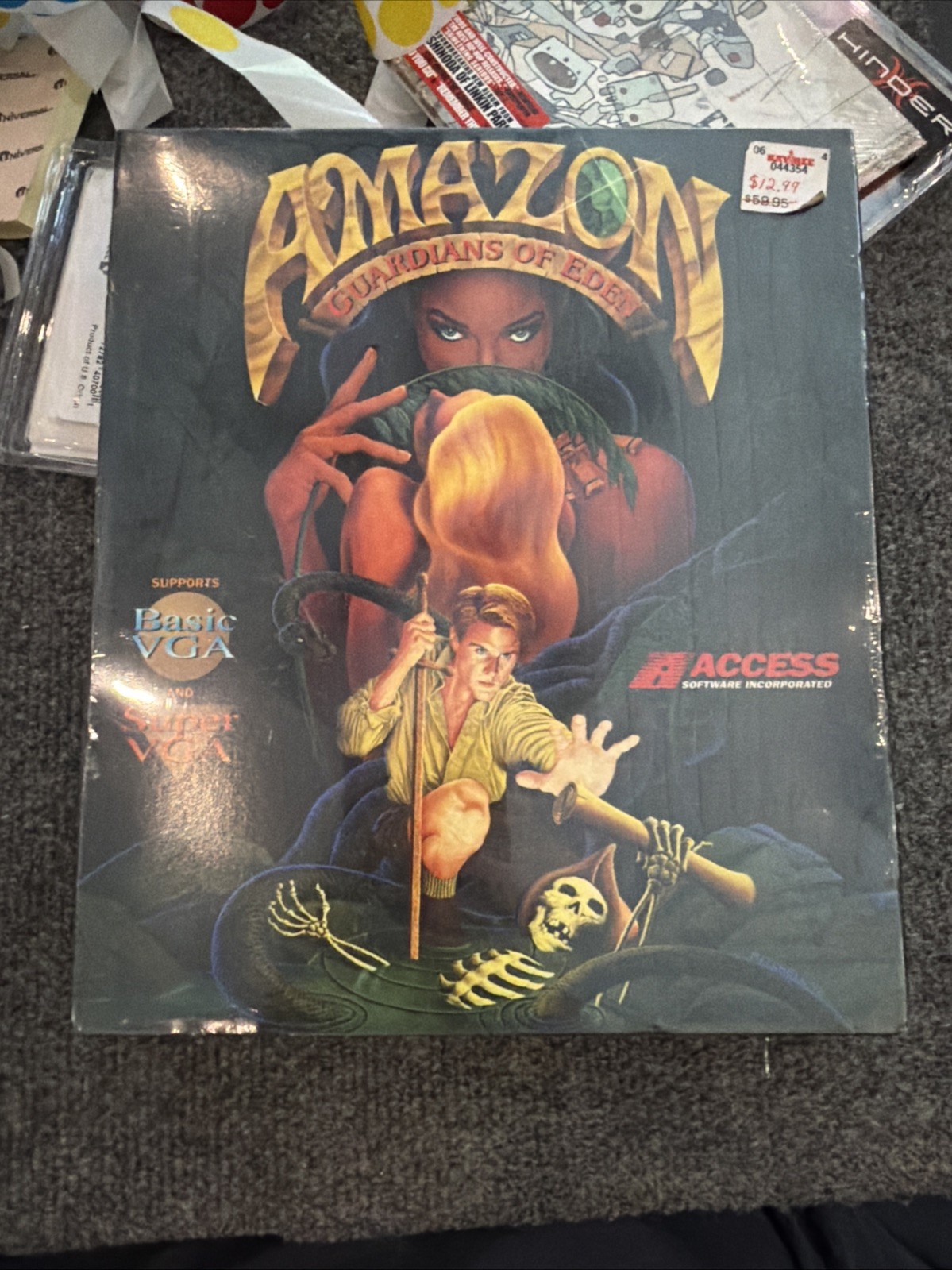 SEALED Amazon Guardians of Eden 1992 ACCESS Software MS-DOS Big Box PC RARE