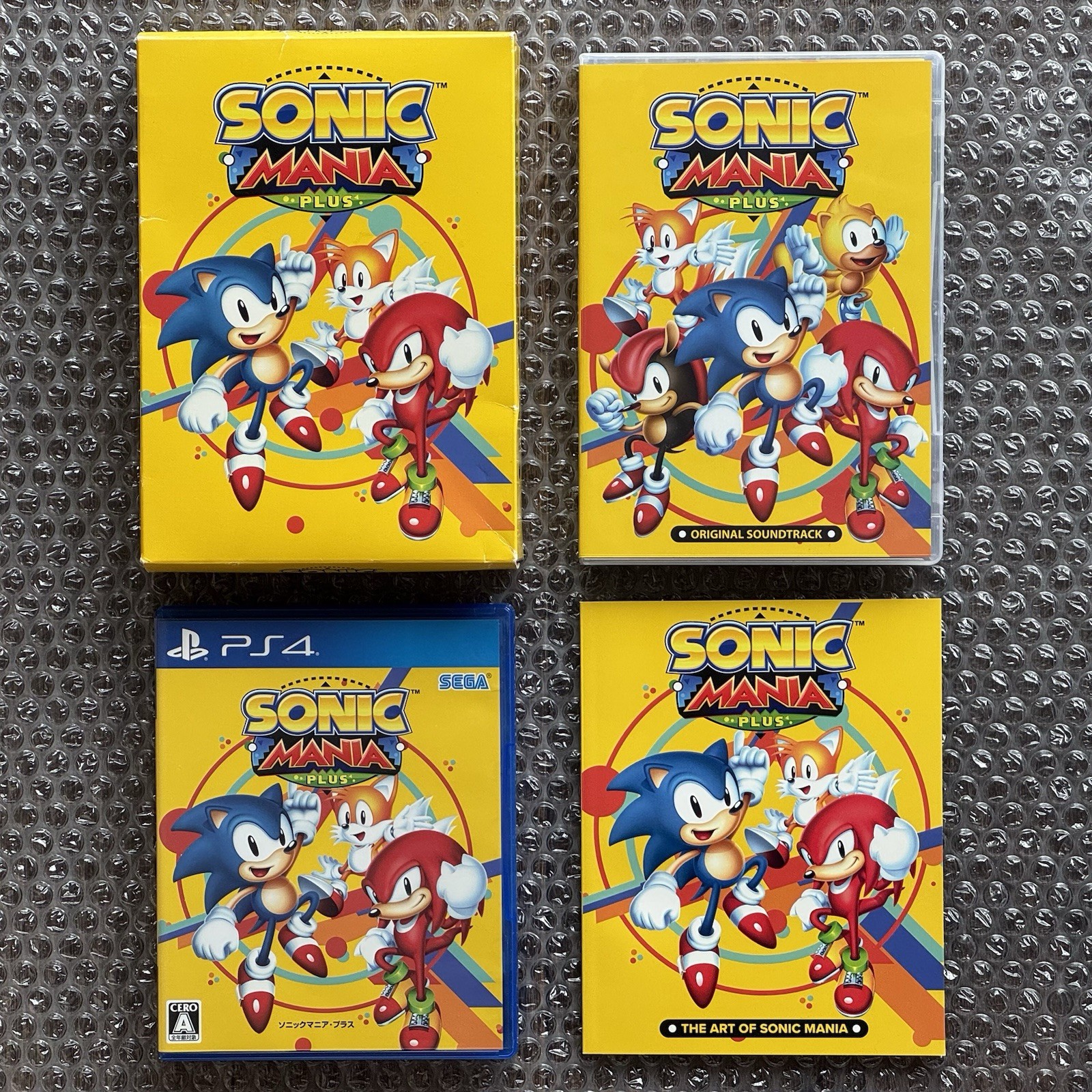 Sony PlayStation 4 PS4 Sonic Mania Plus Limited Complete Box CIB JPN | US SELLER