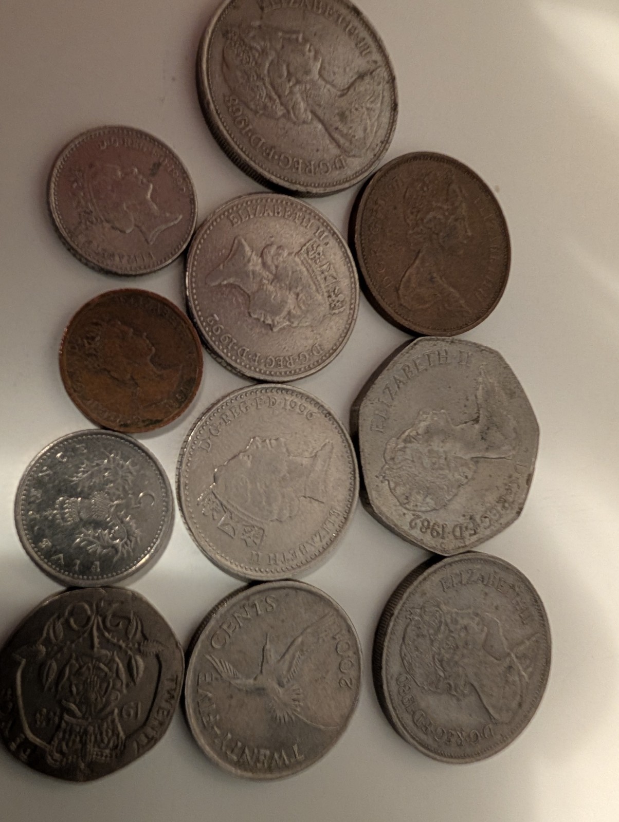 11 Old Coins From The United Kingdom Very Nice Condition