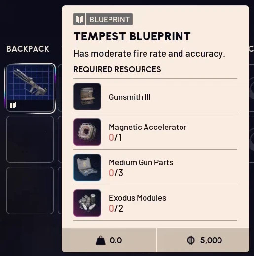 Arc Raiders -Blueprints FOR SALE BESTSELLER (Tempest, Vulcano, Bobcat, and more)
