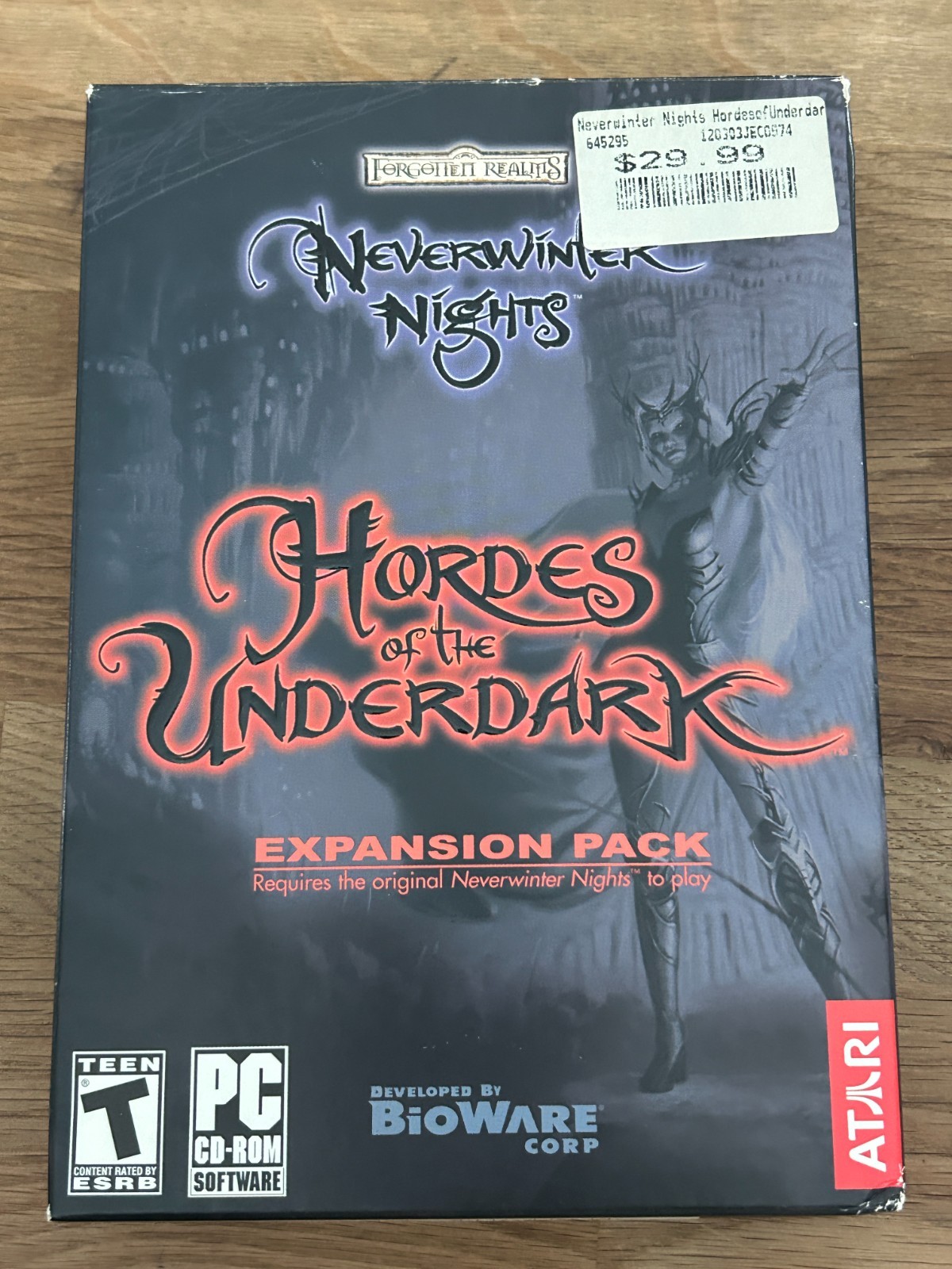 2 PC GAMES 1 SEALED NWN Hordes of the Underdark & NWN 2 Mask of the Betrayer