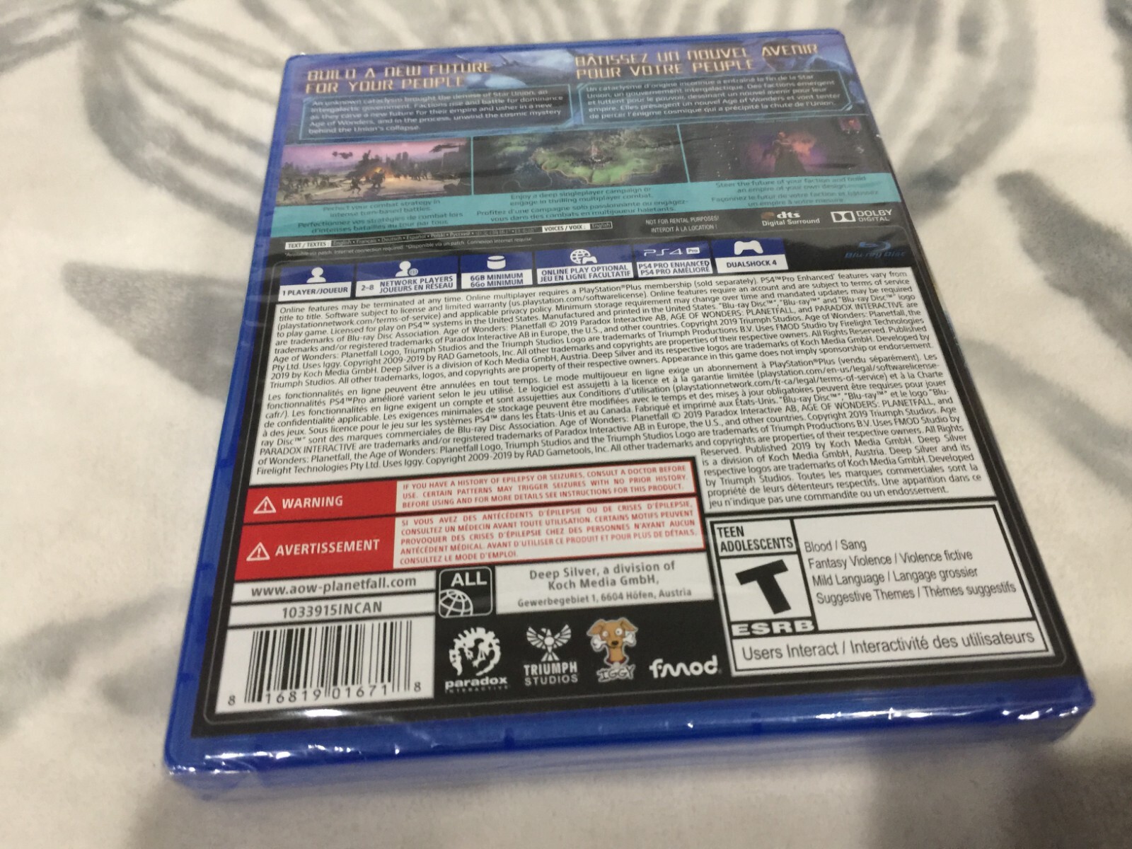 Age of Wonders: Planetfall – Sony PlayStation 4 PS4 NEW