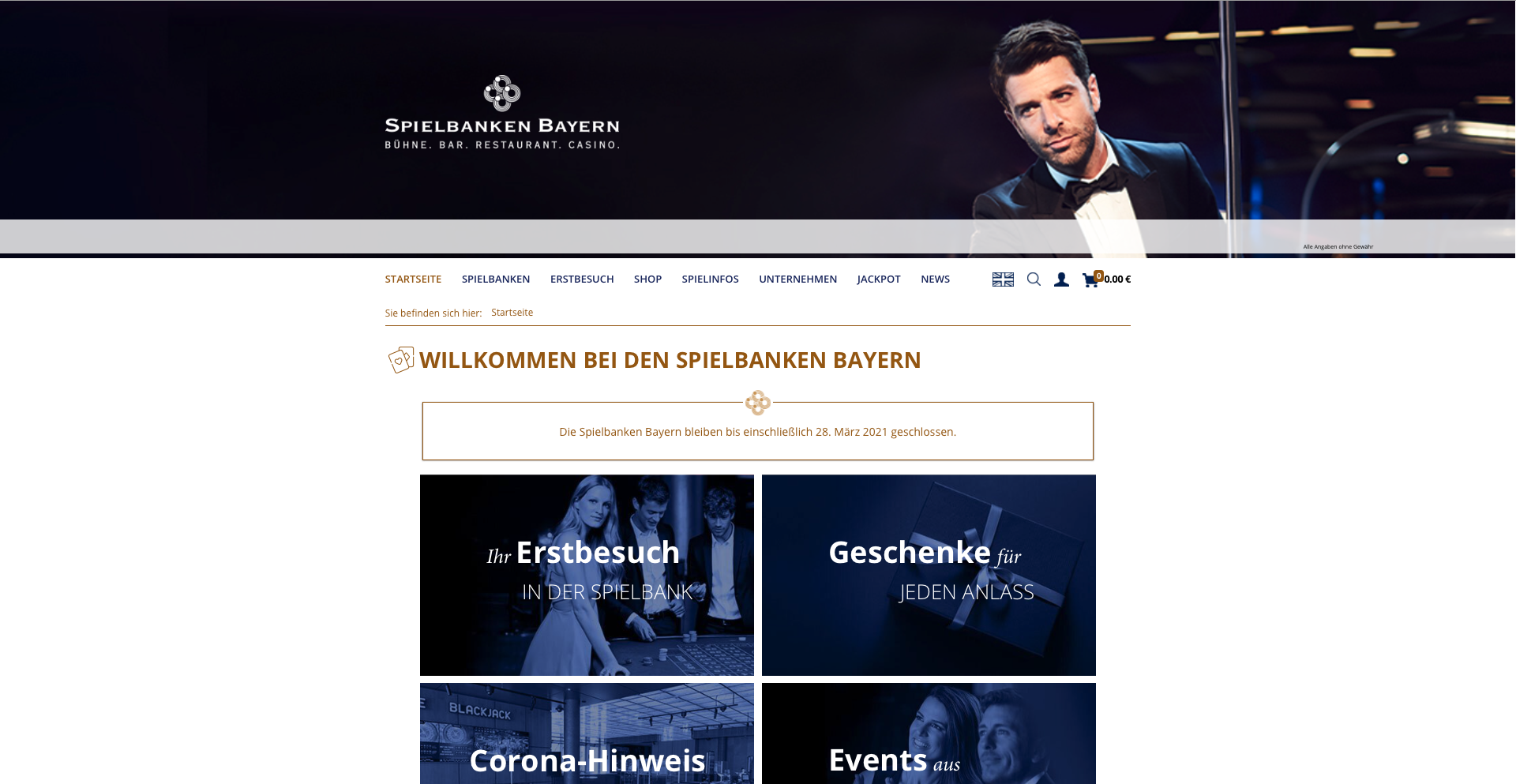 Content-Management | Spielbanken Bayern